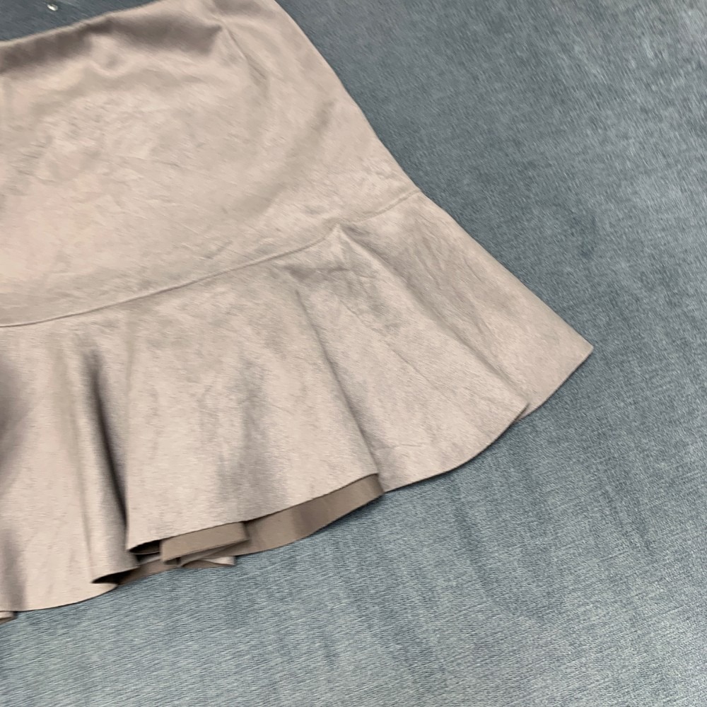 Aqua Grey Ruffled Skirt - Picture 4 of 13